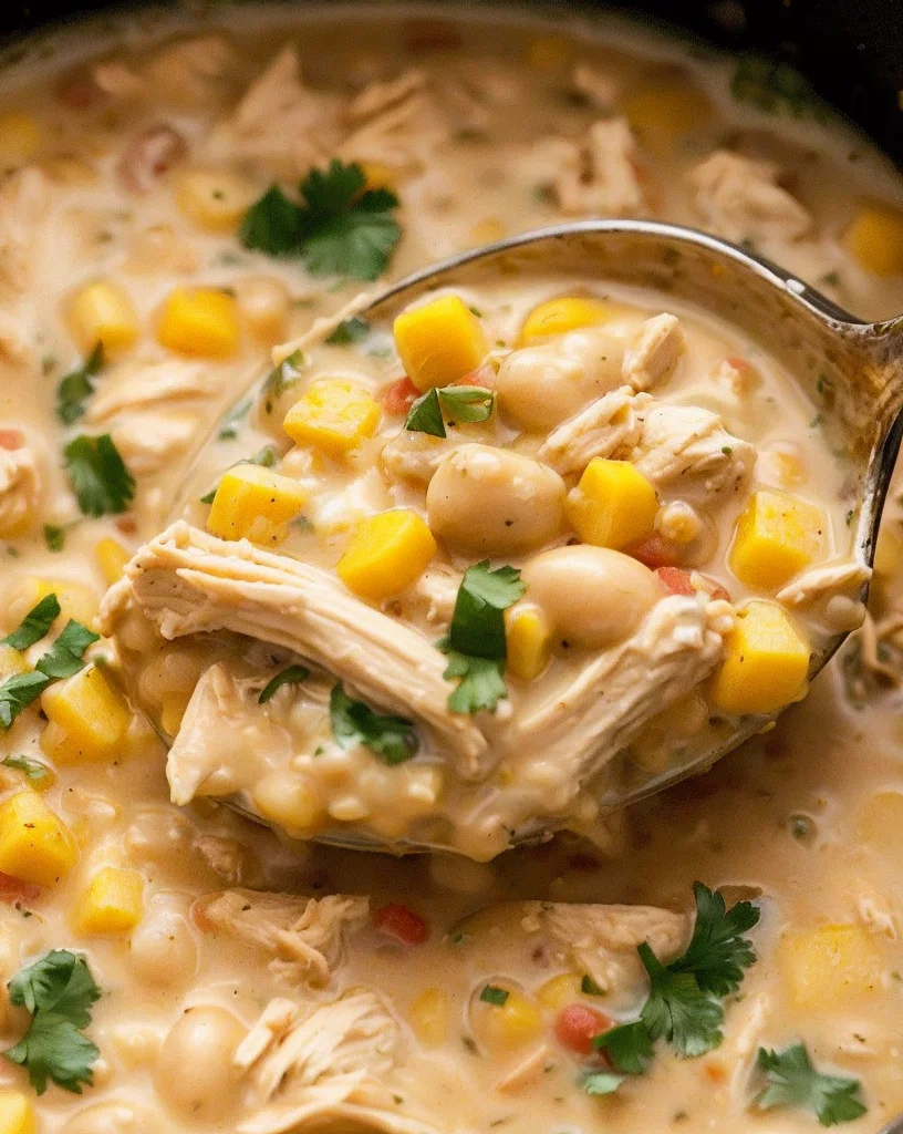 Delicious Creamy White Chicken Chili for the Perfect Dinner Delight