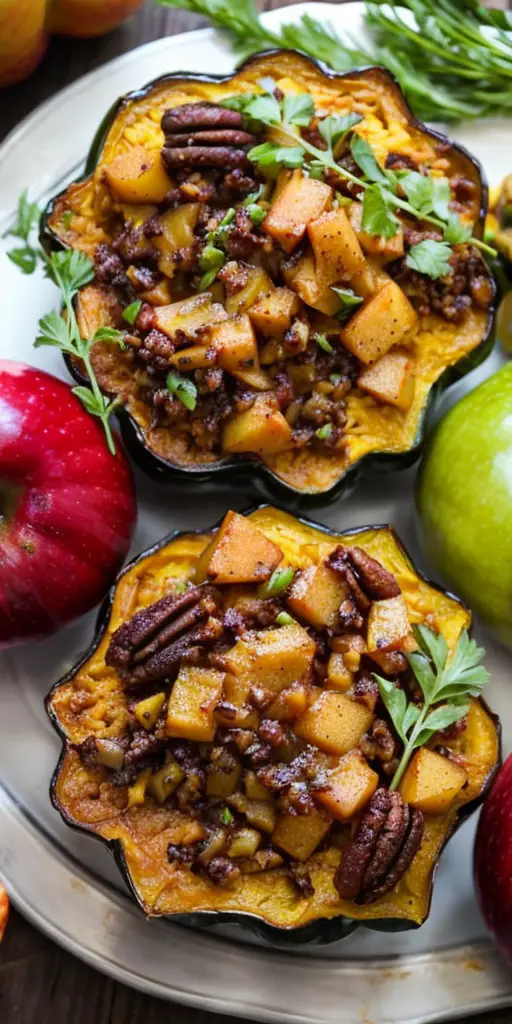 Delicious Apple Stuffed Acorn Squash: Perfect Fall Recipe Idea