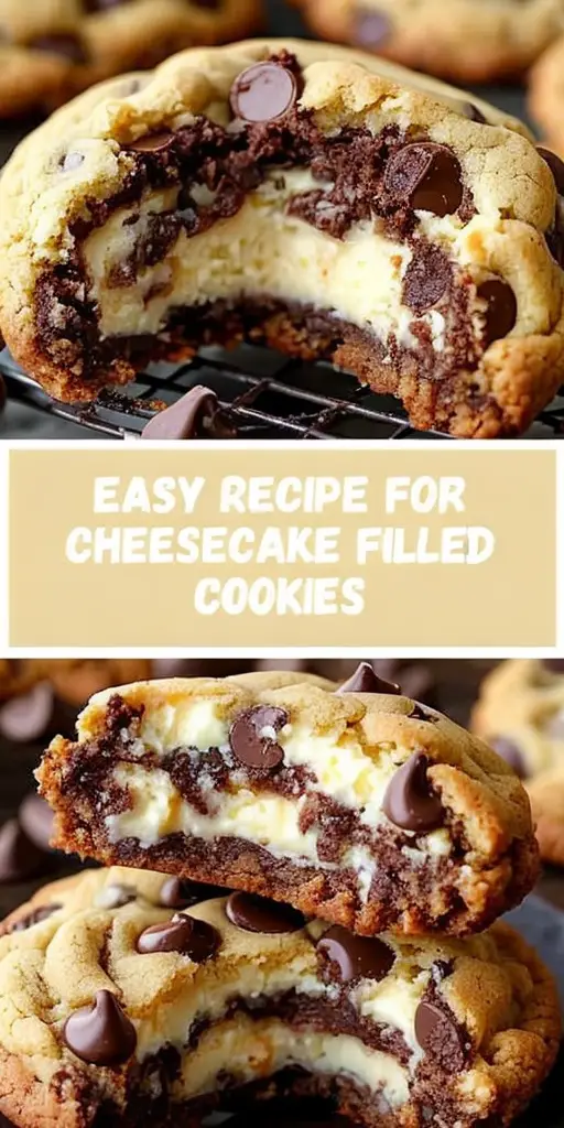 Irresistibly Easy Chocolate Chip Cheesecake Cookies Recipe You’ll Love