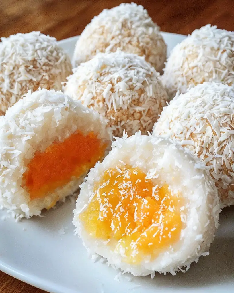 Indulge in Gluten-Free Mango Coconut Balls for a Healthy Treat