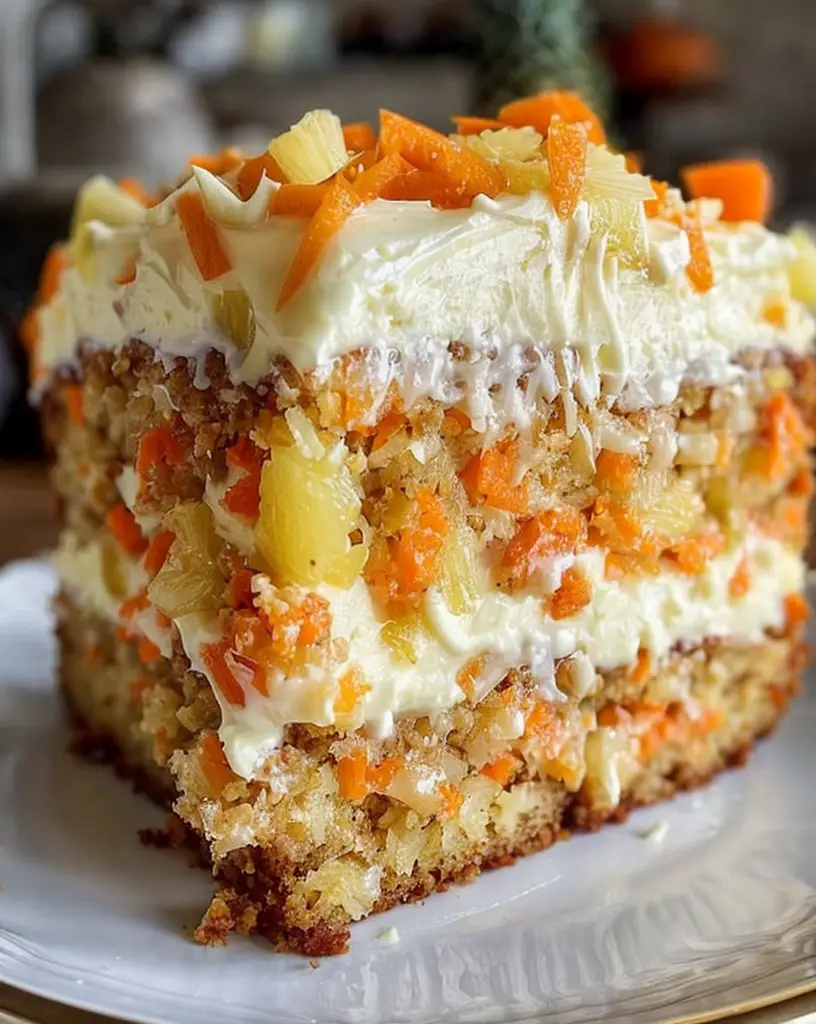 Tropical Delight: Easy Hawaiian Carrot Pineapple Cake Recipe