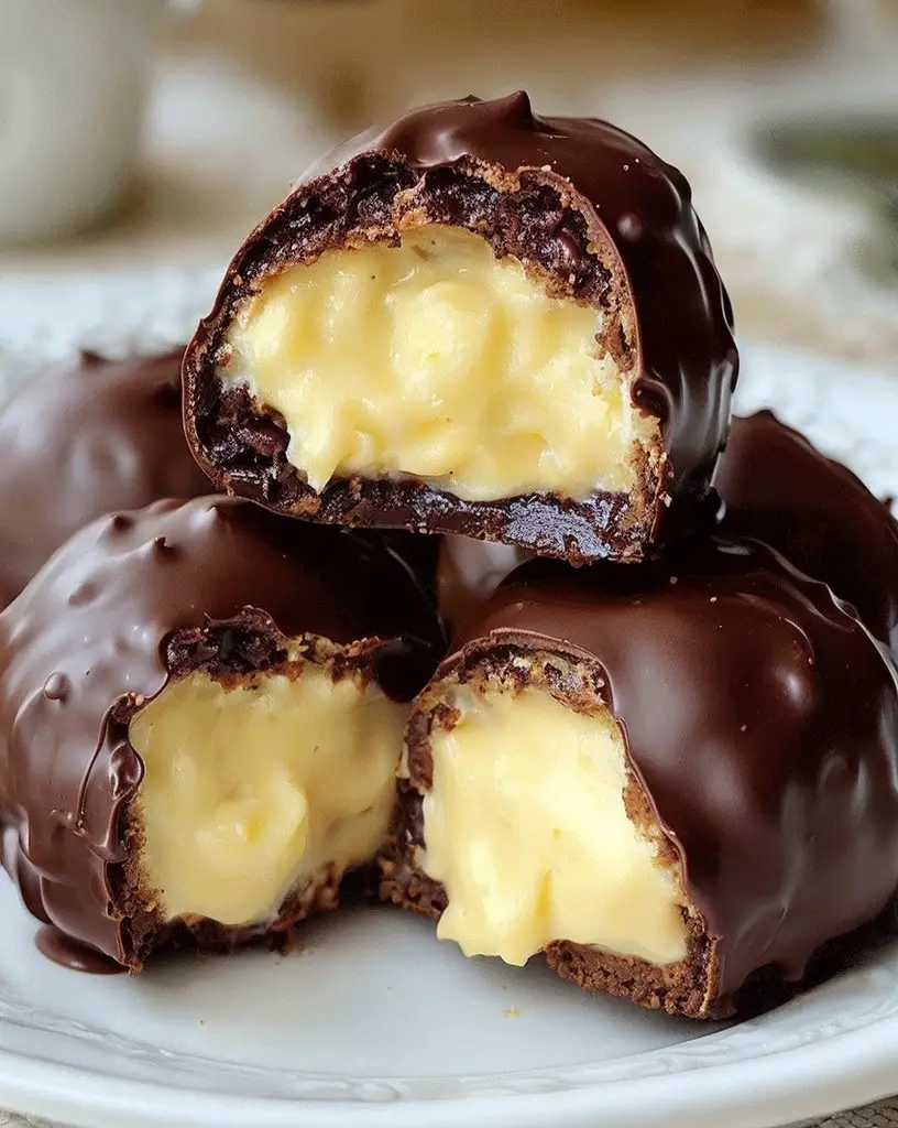 Delicious Banana Pudding Chocolate Puffs for Irresistible Desserts