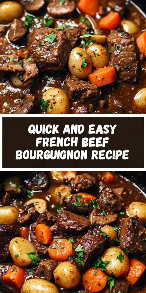 Irresistible French Bourguignon: Quick and Easy Beef Recipe