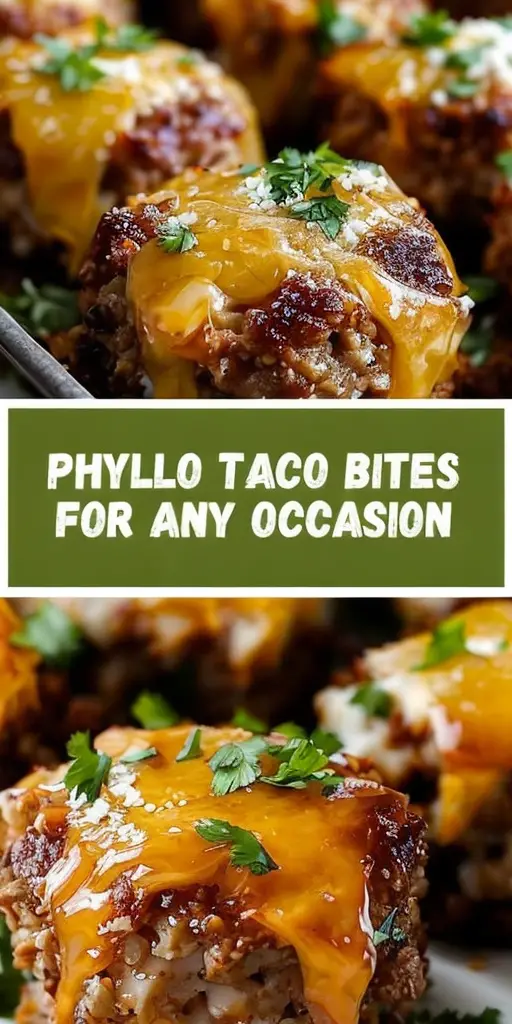 Irresistible Phyllo Taco Bites: Perfect Appetizers for Your Next Party