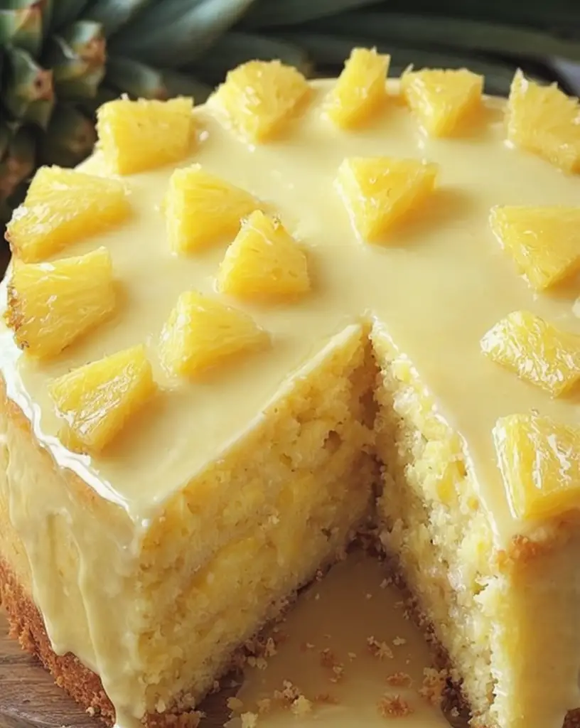 Irresistibly Delicious Juicy Pineapple Cake Recipe for Tropical Lovers