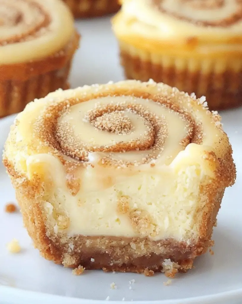 Delicious Mini Cinnamon Roll Cheesecakes for Effortless Dessert Satisfaction