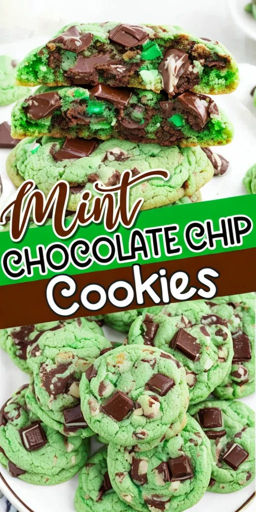 Irresistible Mint Chocolate Chip Cookies Recipe for a Sweet Treat