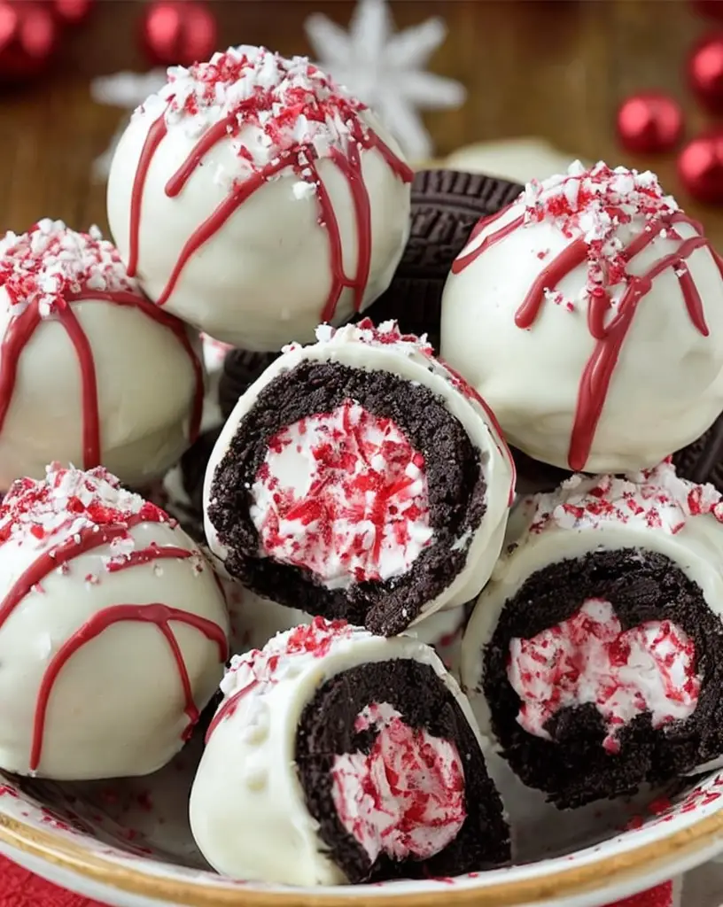 Irresistible No-Bake Peppermint Oreo Truffles for Festive Treats