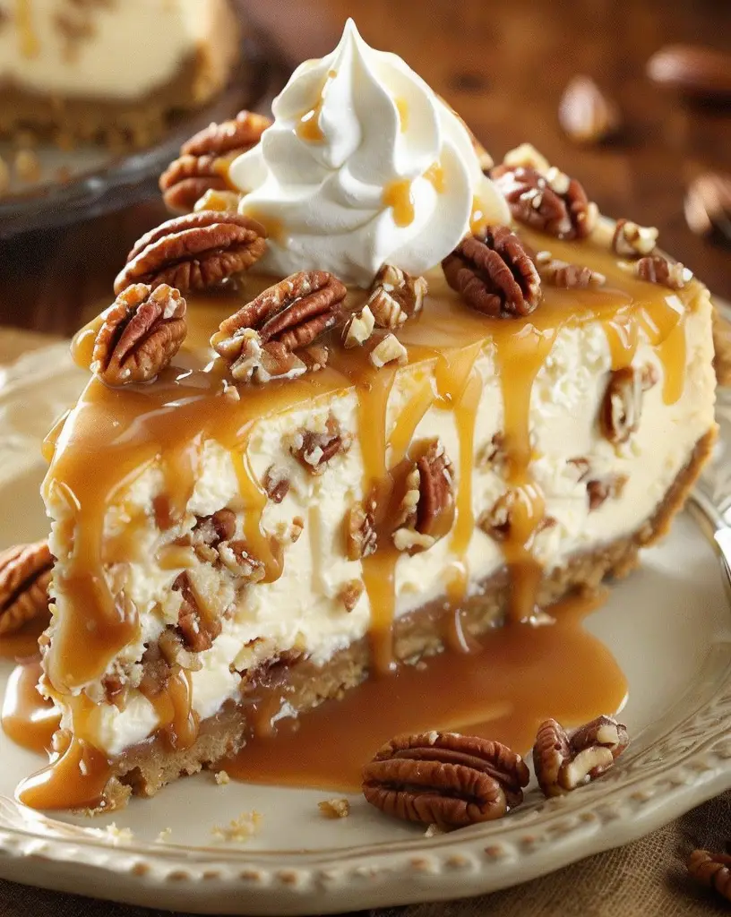 Indulge in the Ultimate Pecan Caramel Cheesecake Delight Recipe