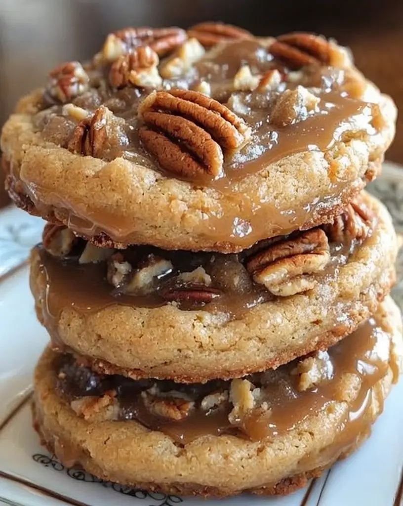 Irresistible Pecan Pie Cookies: Gooey Caramel Indulgence Recipe Inside!