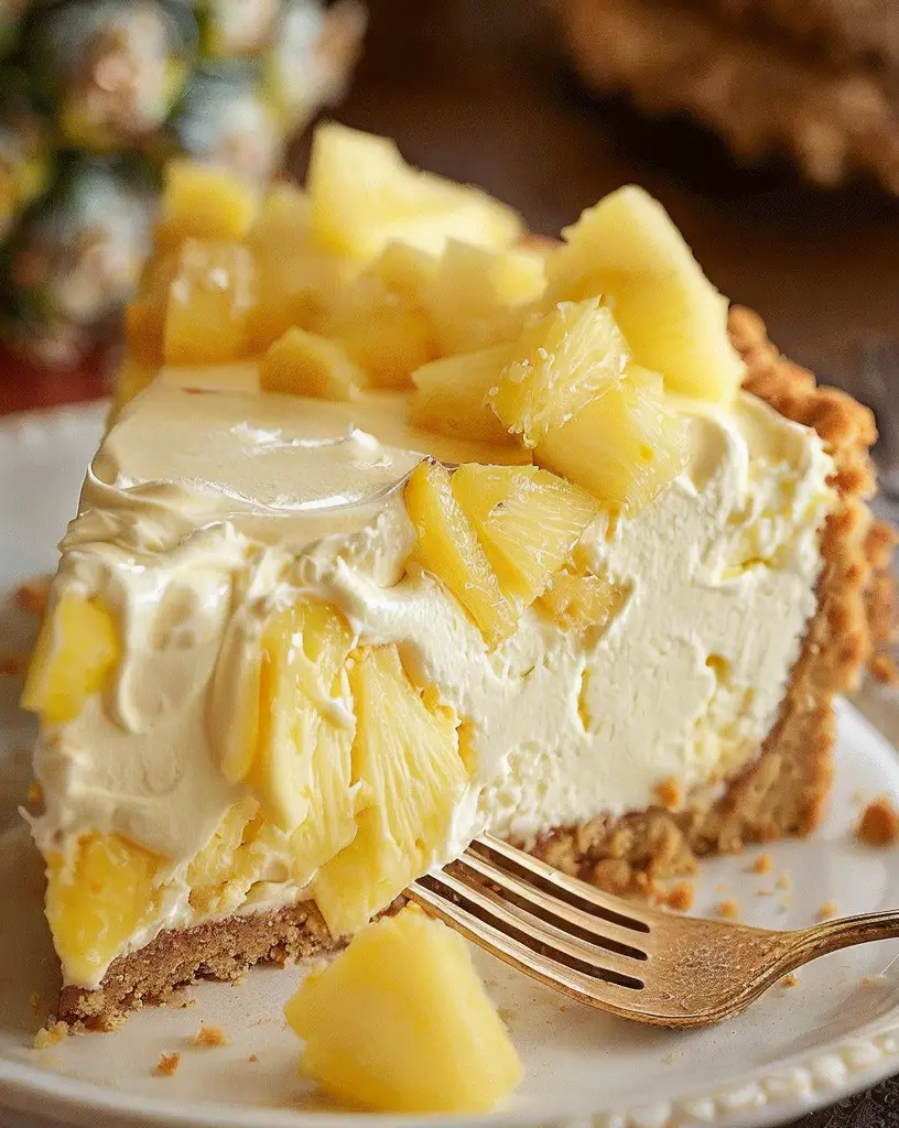 Irresistible Pineapple Heaven Cheesecake: A Tropical Delight for Your Tastebuds