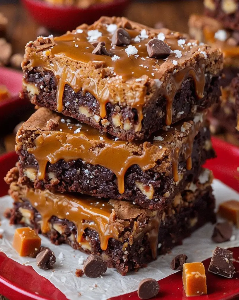 Irresistible Salted Caramel Brownie Bars: Easy Homemade Dessert Recipe