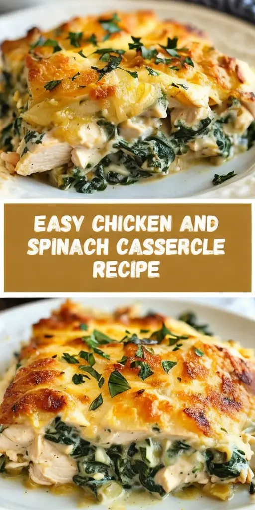 Deliciously Simple Chicken and Spinach Casserole for Busy Weeknights