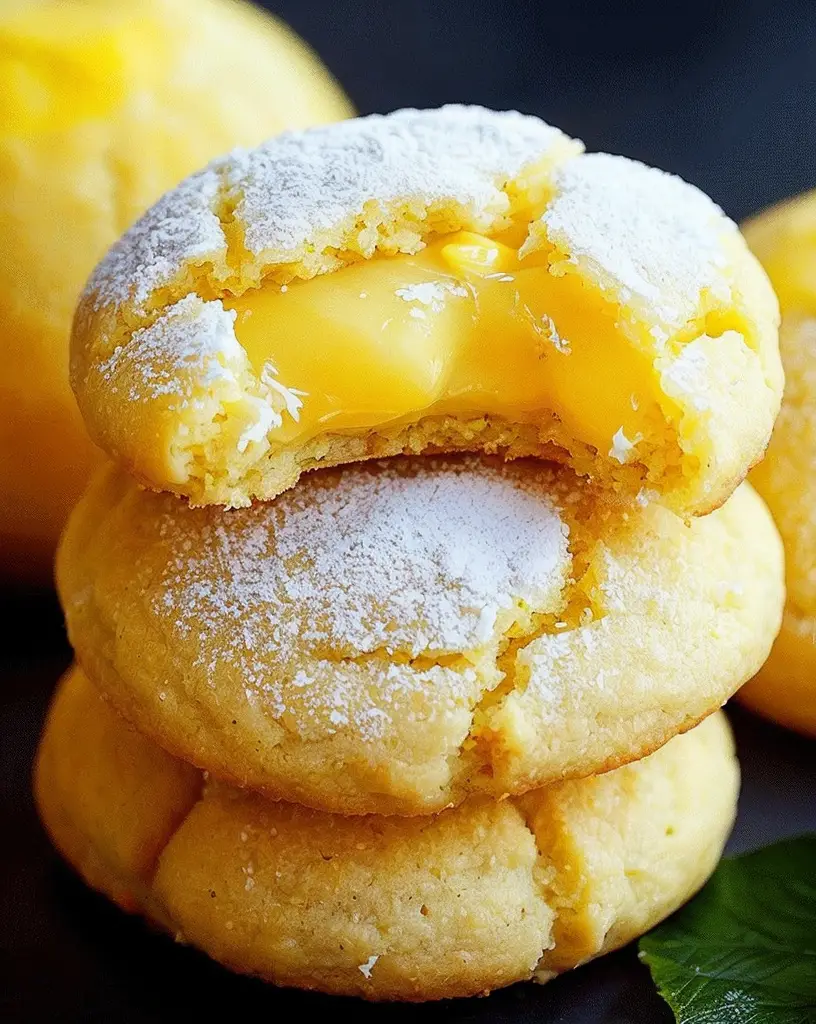 Irresistible Stuffed Lemon Cookies: A Zesty Delight for Every Occasion