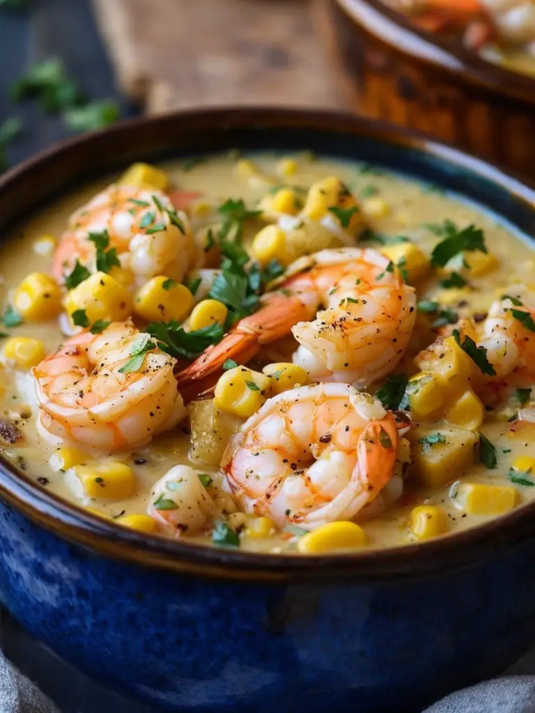 Irresistible Sweet Corn and Shrimp Chowder Recipe for Cozy Nights