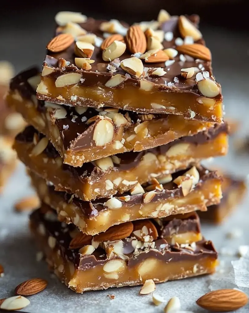 Delicious Almond Toffee Bites: Festive Holiday Treat Recipe