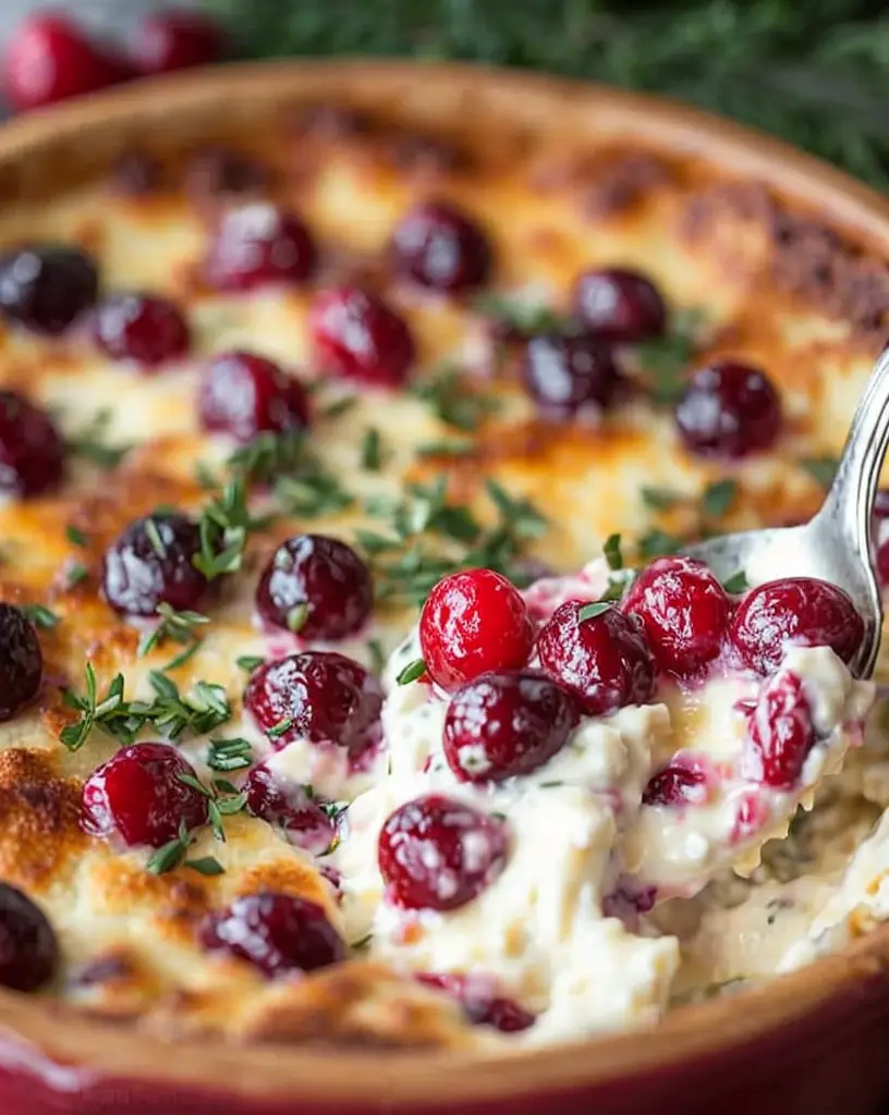 Easy Baked Cranberry Cream Cheese Dip (Ready in 30 Minutes)