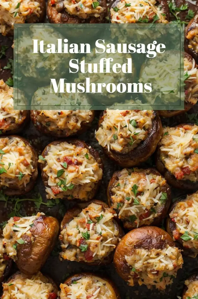 Best Italian Sausage Stuffed Mushrooms: Ready in 30 Mins