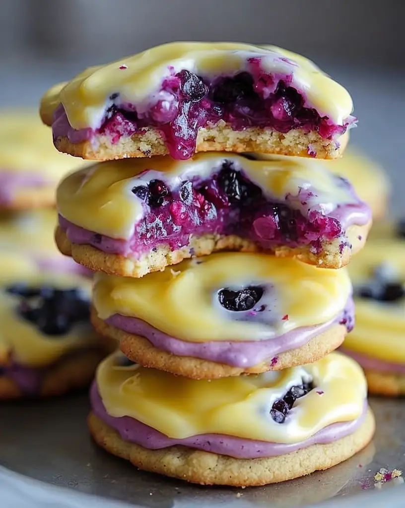 Indulge in Blueberry Lemon Heaven Cookies: A Sweet Delight