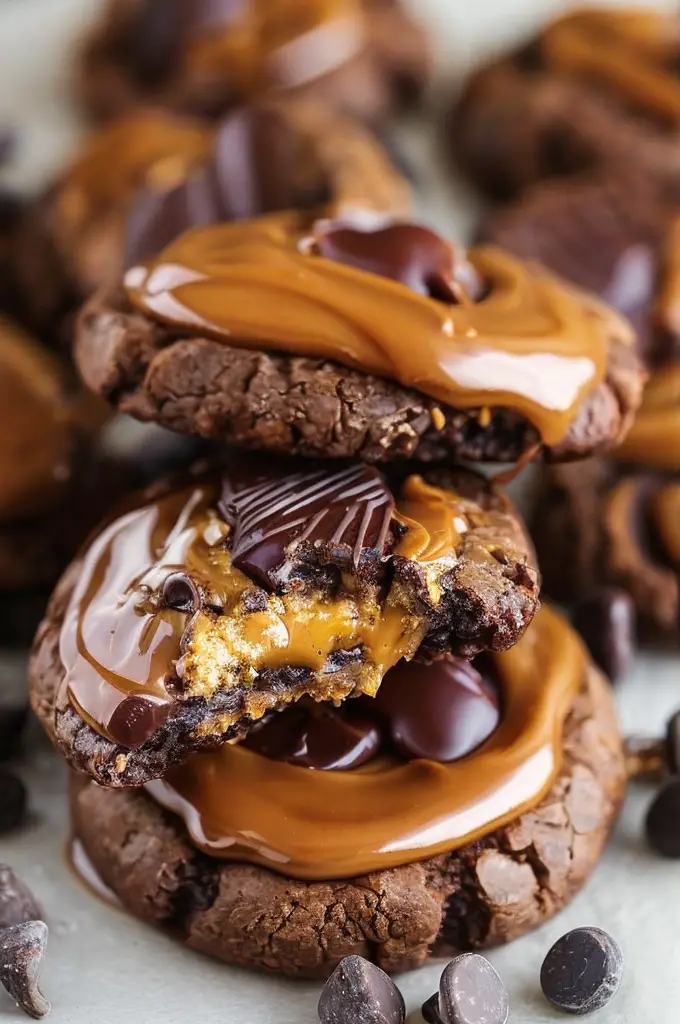 Irresistible Buckeye Brownie Cookies: Perfectly Sweet and Fudgy Delight