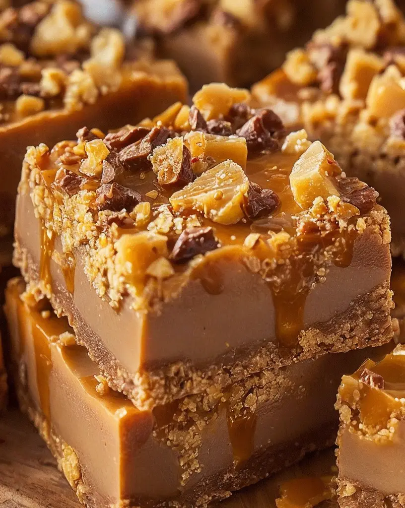 Decadent Butterfinger Caramel Crunch Fudge: Perfect Holiday Treat!