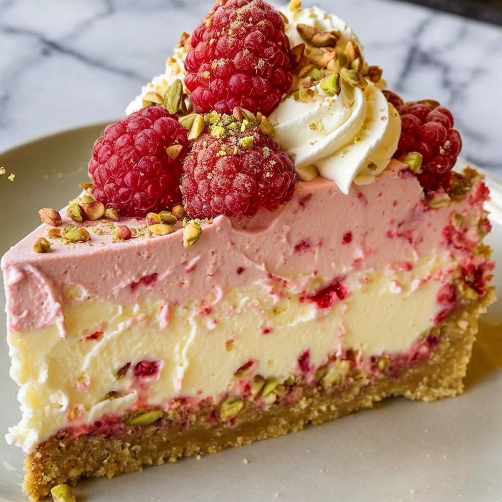 Ultimate Raspberry Pistachio Cheesecake Recipe – Perfect for Celebrating Your Special Moments