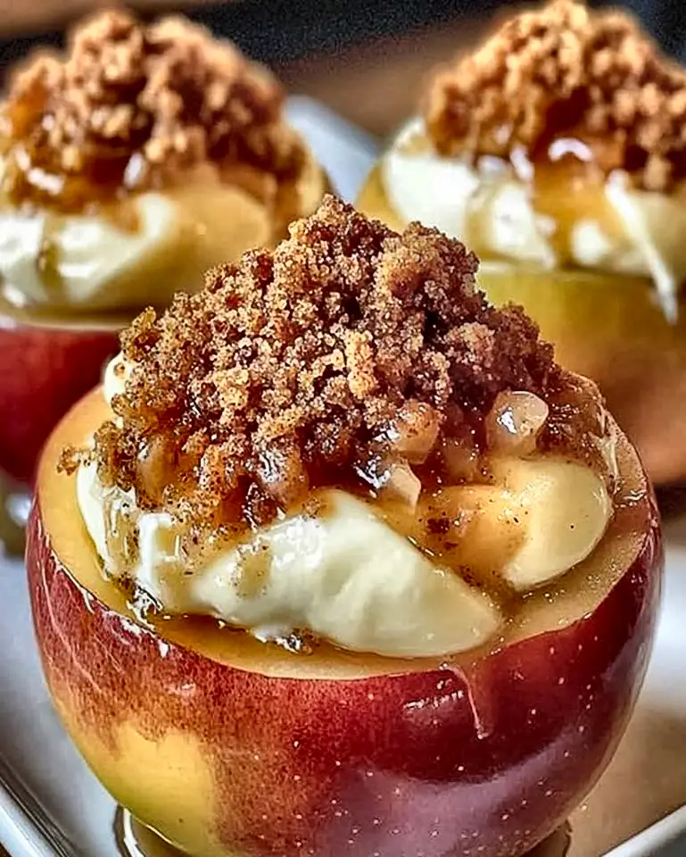 Delicious Cheesecake Stuffed Baked Apples Recipe for Fall