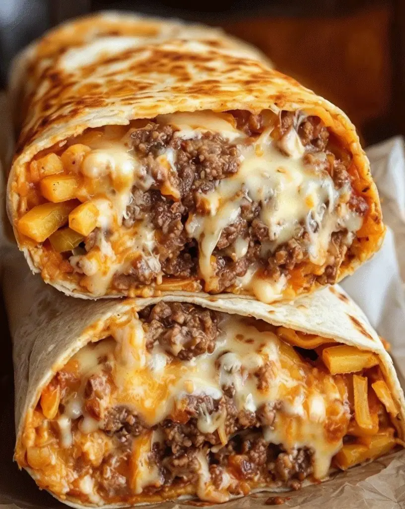 Ultimate Cheesy Beef Burrito – Quick Family Favorite