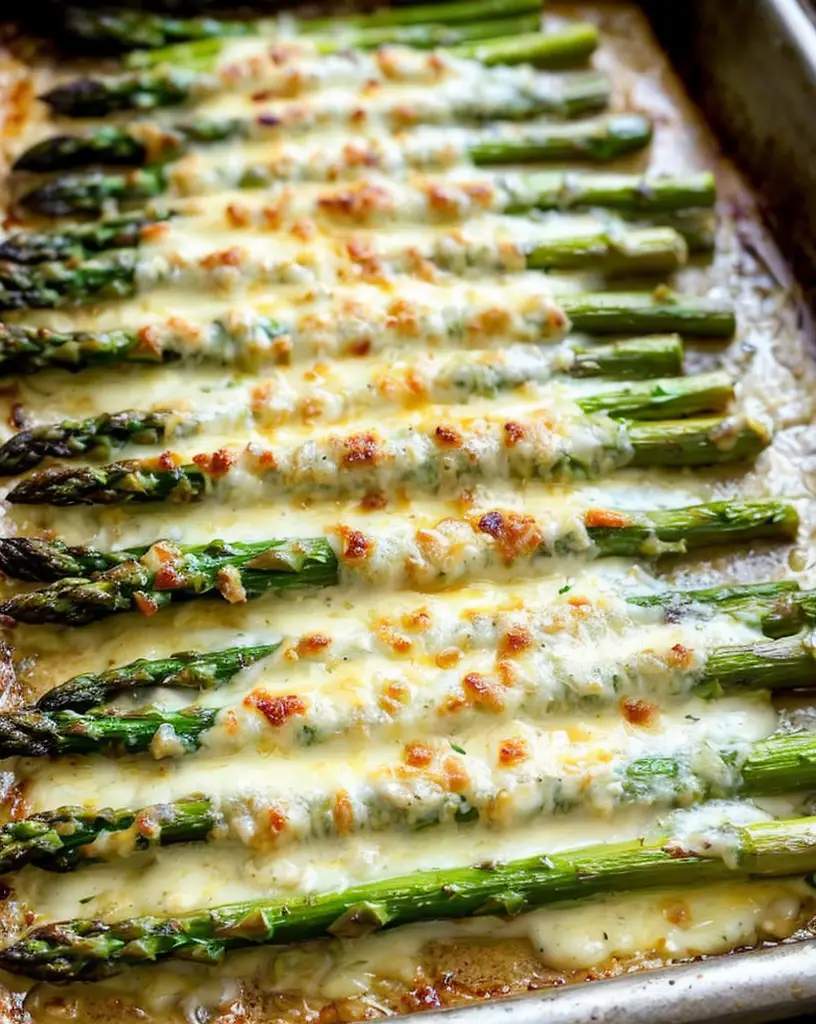 Delicious Cheesy Garlic Roasted Asparagus Recipe for Spring