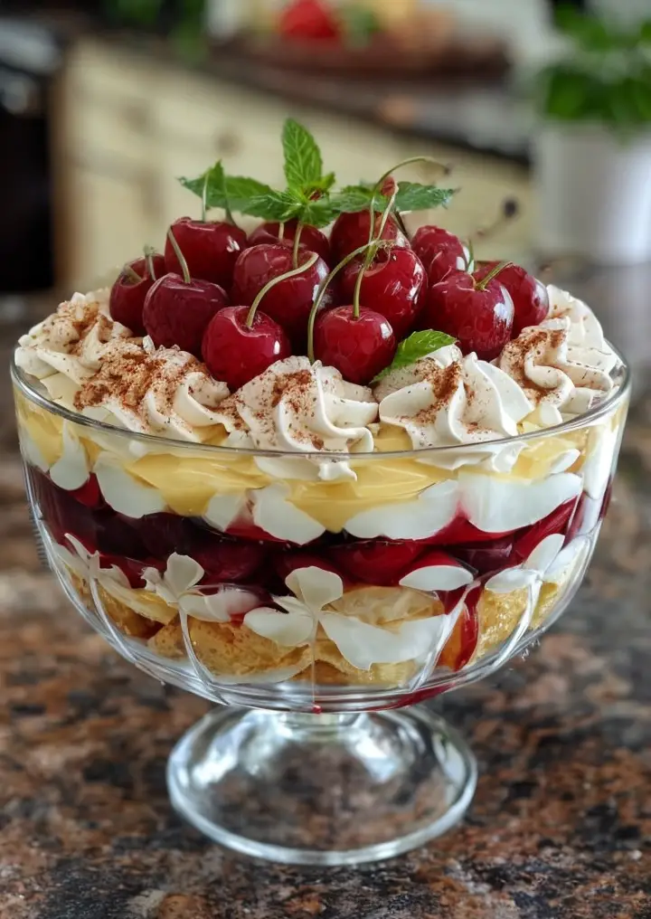 Irresistible Cherry Lemon Trifle Recipe: Your New Favorite Dessert