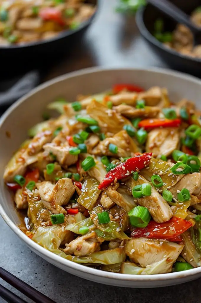 Quick and Easy Chinese Chicken Cabbage Stir-Fry Recipe