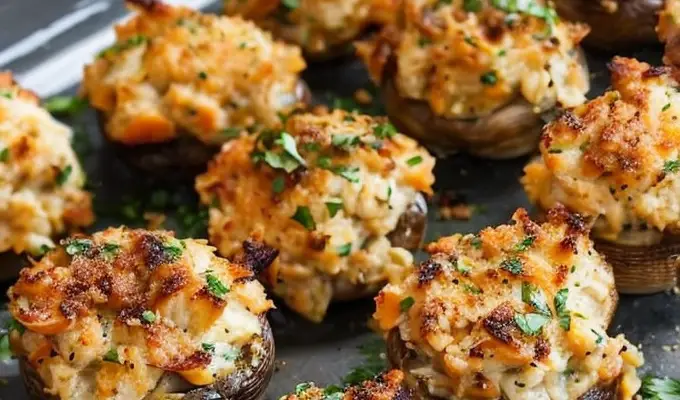 Ultimate Crab Stuffed Mushrooms – Easy Family Favorite