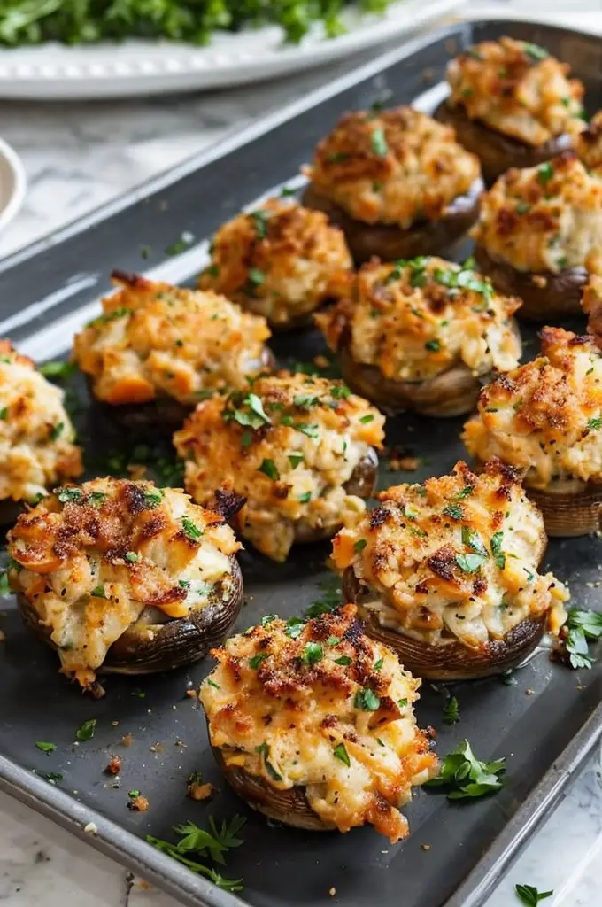 Ultimate Crab Stuffed Mushrooms – Easy Family Favorite