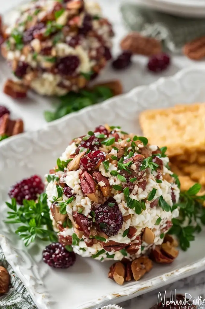 Delicious Cranberry Pecan Goat Cheese Ball Recipe for Parties