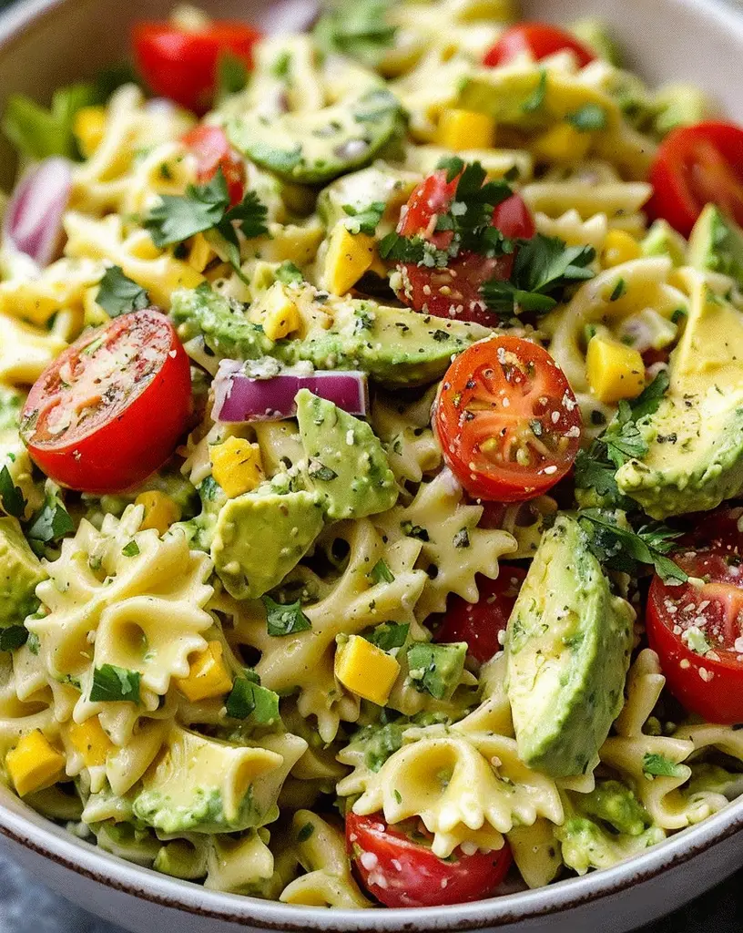 Creamy Avocado Pasta Salad – Easy Recipe Ready in 30 Minutes