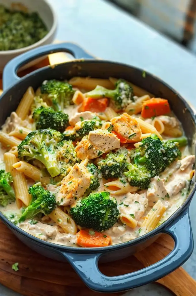 Creamy Broccoli and Chicken Penne – Easy Weeknight Dinner