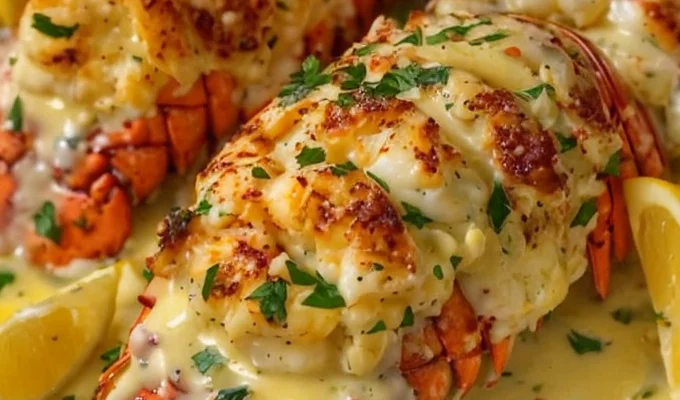 Creamy Garlic Butter Lobster Tails – Easy & Perfect for Date Night