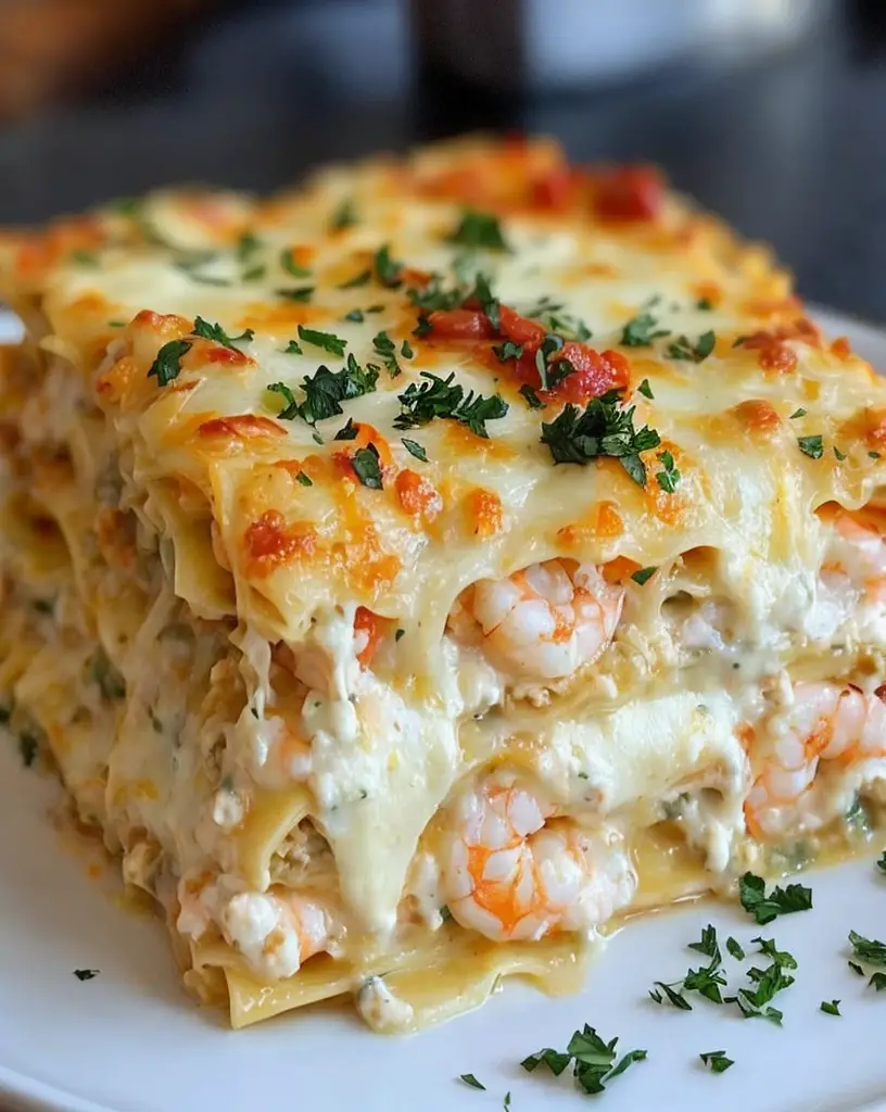 Creamy Shrimp Lasagna – Best Family Favorite Recipe