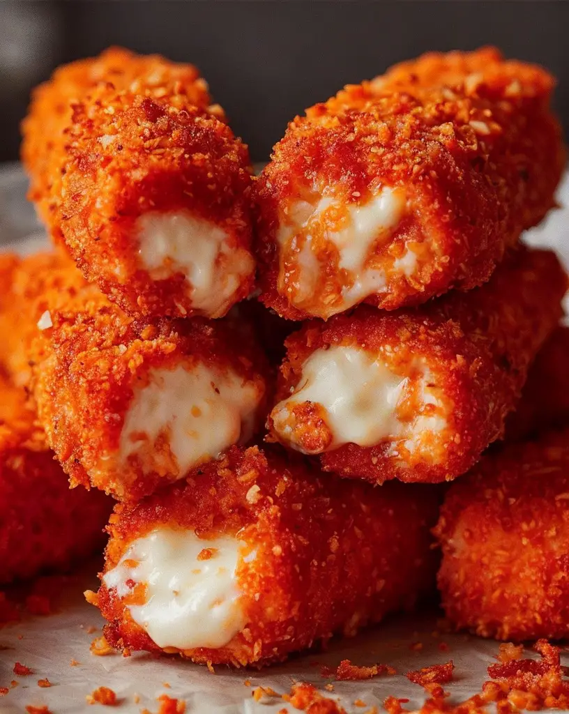 Crispy Cheddar Mozzarella Sticks Recipe – Easy and Family Favorite