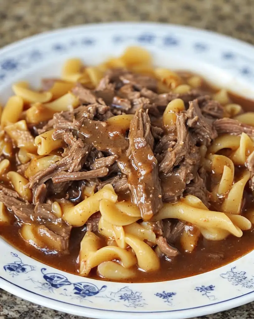 Ultimate Crock Pot Mississippi Beef Noodles – Family Favorite Recipe