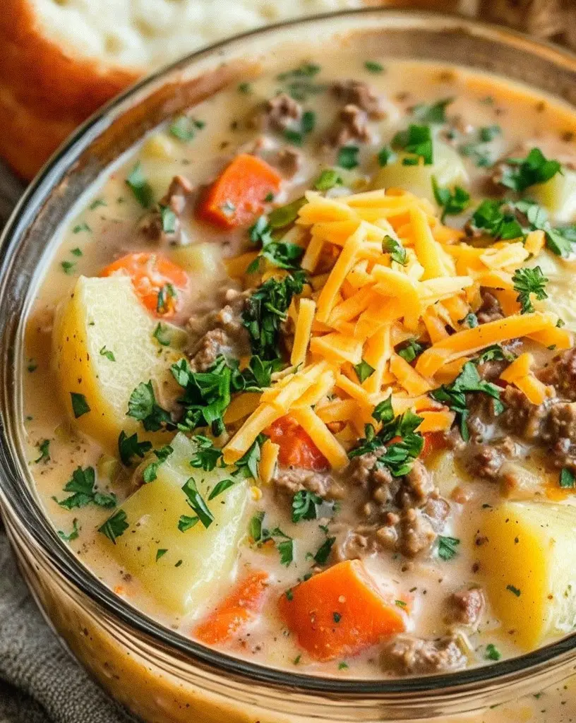 Creamy Potato and Hamburger Soup Recipe for Crockpot Success