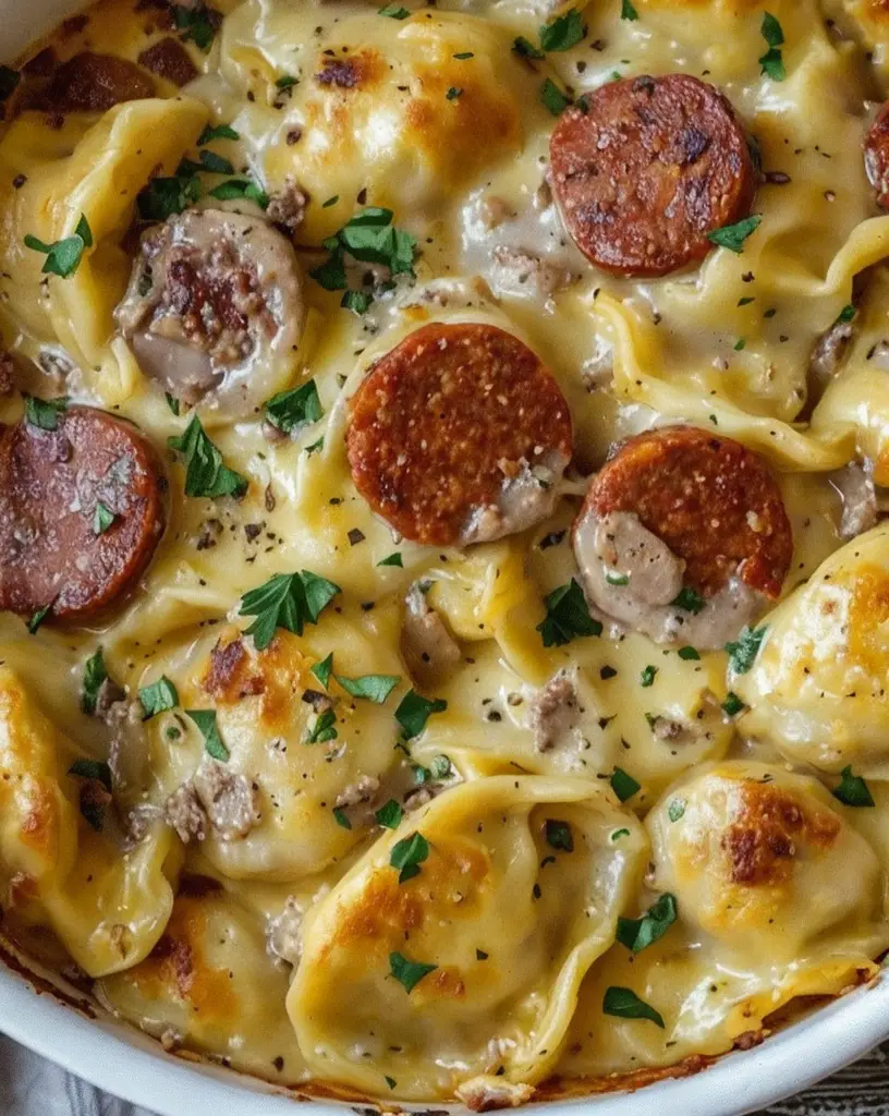 How to Make Mouthwatering Crockpot Pierogi Casserole with Sausage