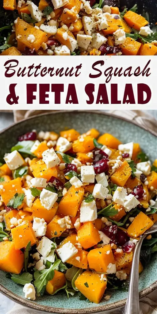 Easy Butternut Squash Feta Salad – Ready in 30 Minutes