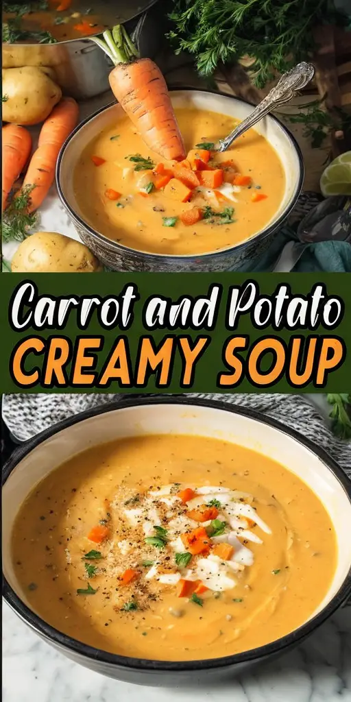 Easy Carrot Potato Soup – Rich & Creamy, Ready in 30 Mins