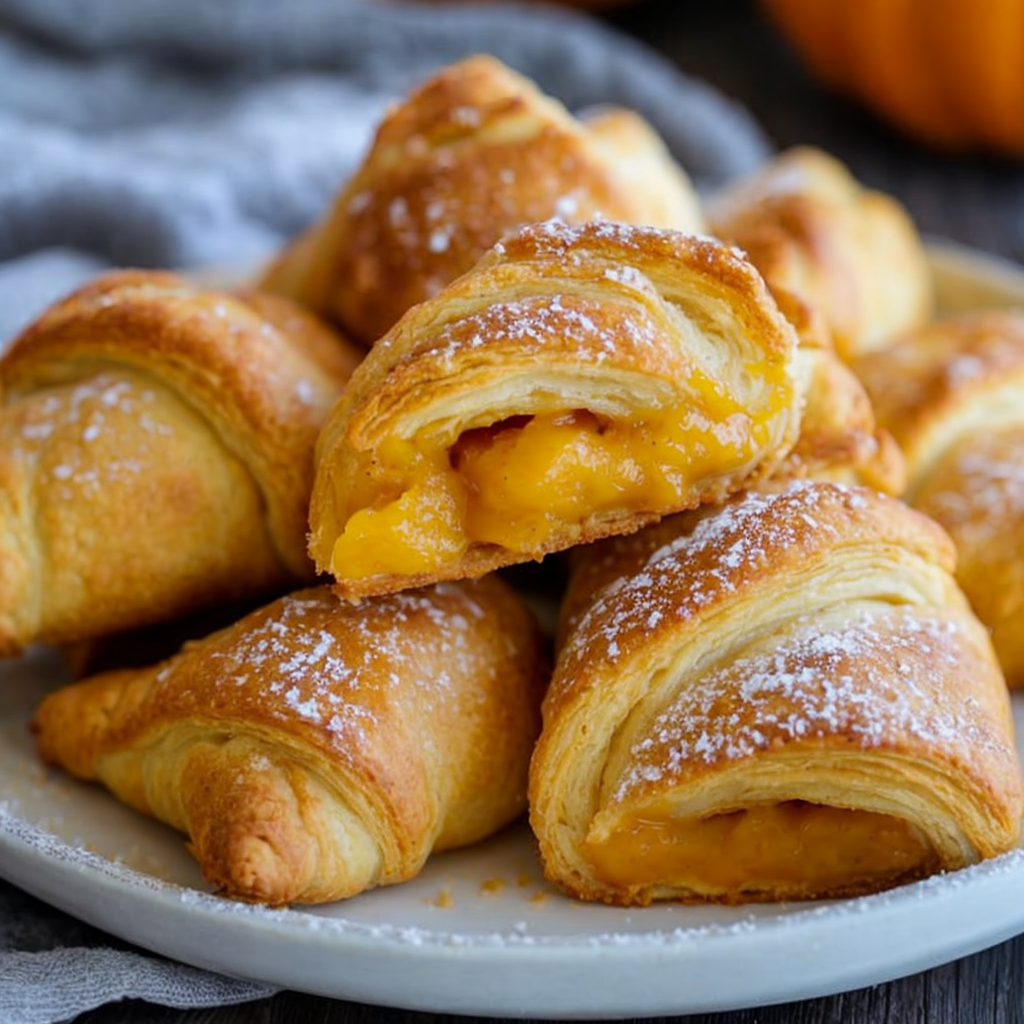 Easy Mini Pumpkin Pie Crescent Rolls – Ready in 30 Minutes