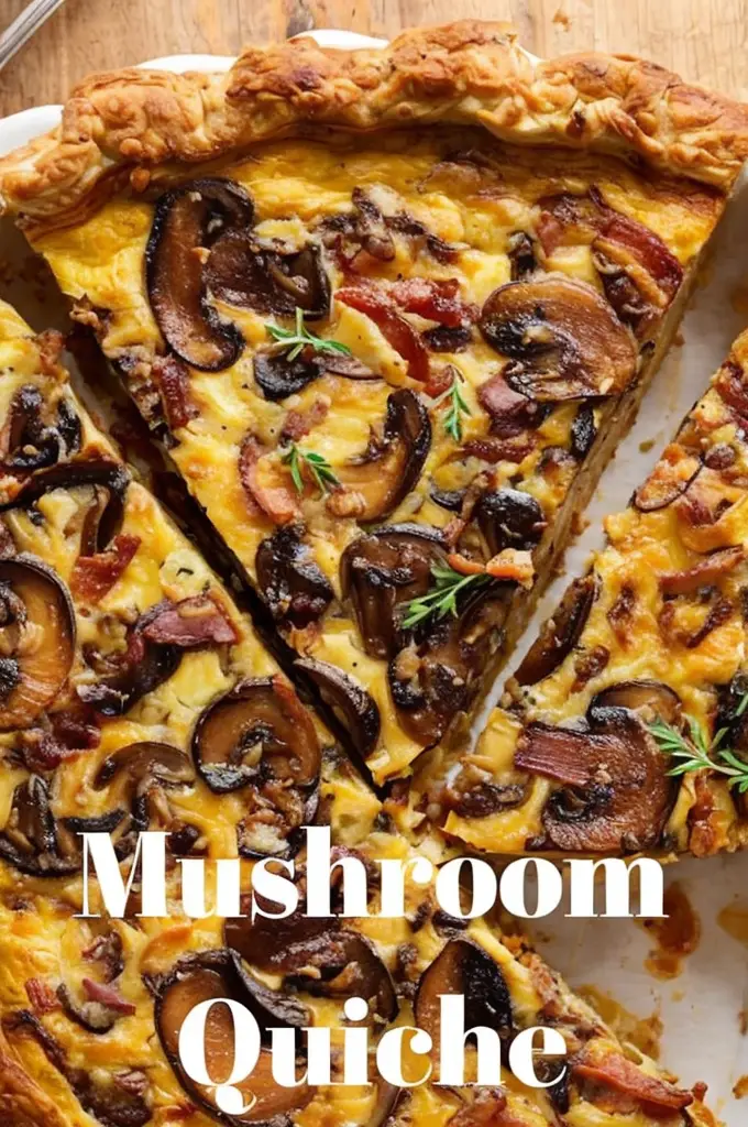 Easy Mushroom Quiche with Bacon – Ready in 30 Minutes