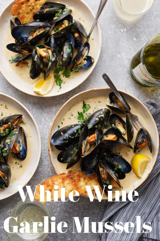 Easy Mussels with White Wine Garlic Sauce (Ready in 30)