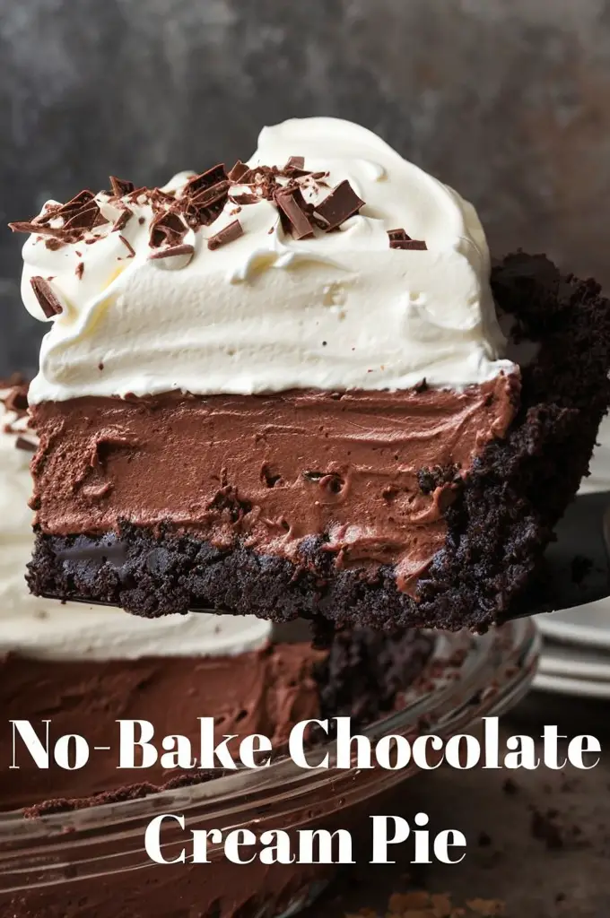 Easy No-Bake Chocolate Cream Pie – Ready in 30 Minutes