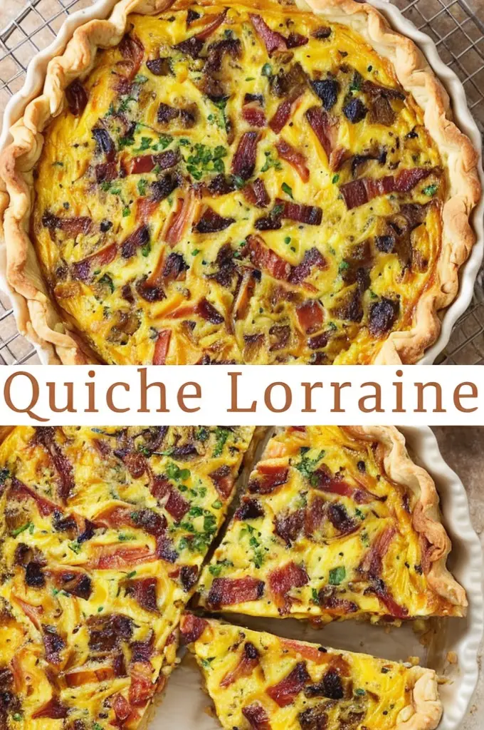 Easy Quiche Lorraine with 5 Ingredients