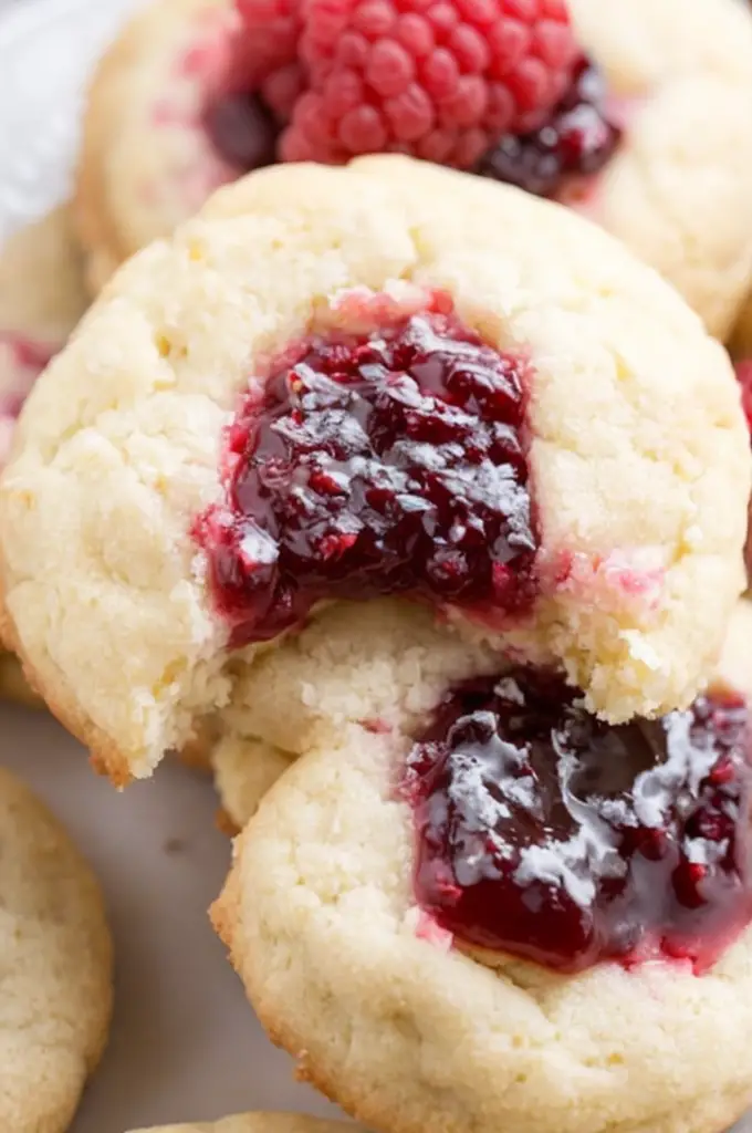 Easy Raspberry Cheesecake Thumbprint Cookies – Family Favorite